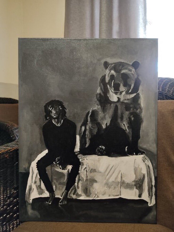 Zalusoarts's tweet image. Meet Richy (@Asapxrichy),  a self taught visual artist. His art is heavily influenced by the music he listens to, emotions and life experiences. Check out more of his work on IG: @asvpxrichy 

#ArtistFeature #Artists #creatives #Malawi