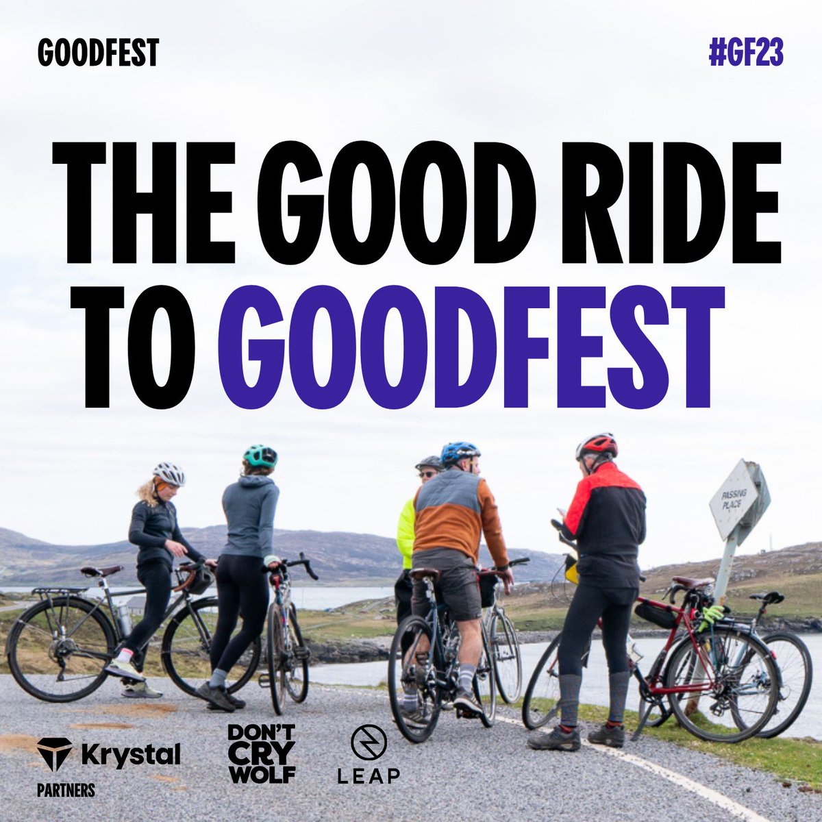 Safe travels to our Good Riders who today embark on the first part of their journey from Exeter to Bedruthan, Led by the brilliant @ShalynWilkins 🚲 #TheGoodRide #GF23 #Goodfest #GoodfestCornwall @AdventureUncvrd @Ecologi_hq @Leapness