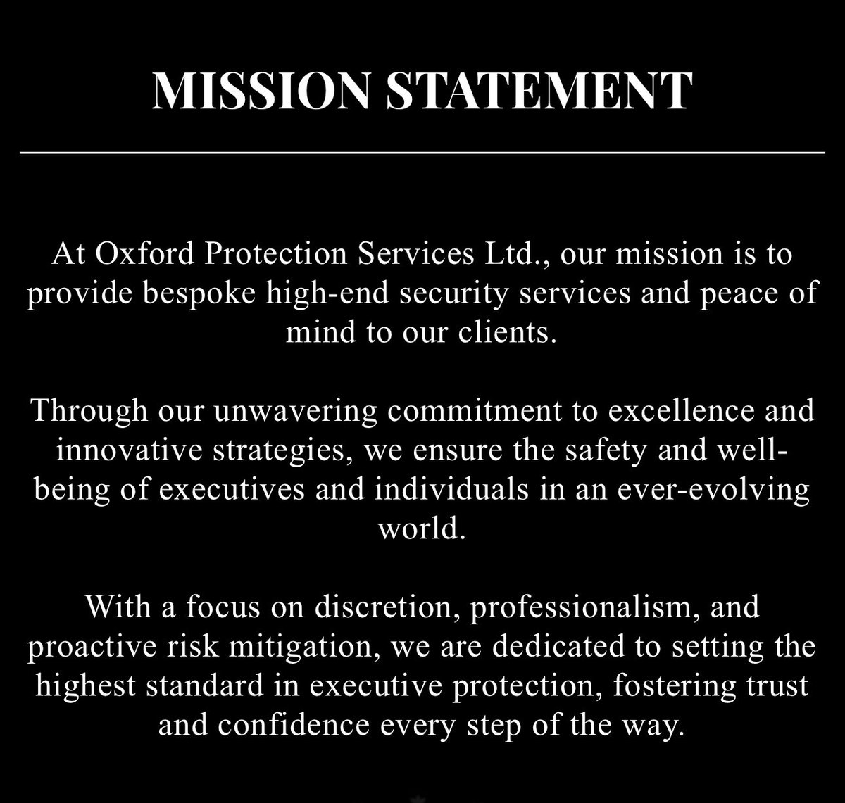 Protection - Oxford Mortgage Company Ltd