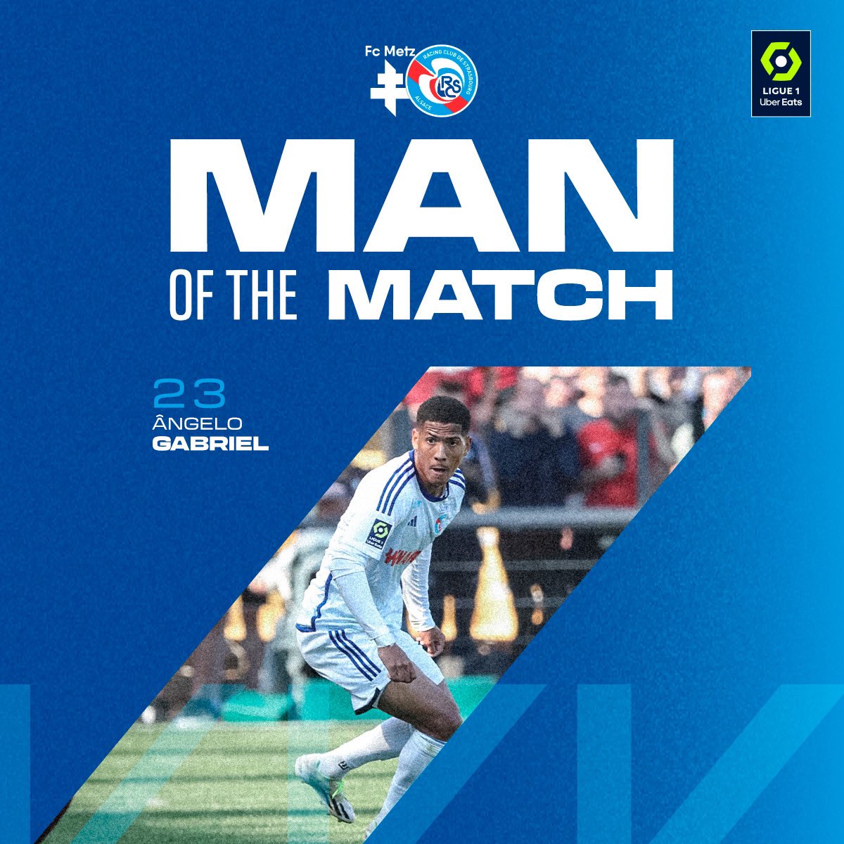 👏 Congratulations @angelogabriel — with an assist and 6️⃣ dribbles he’s our Man of the Match! 👌

#FCMRCSA