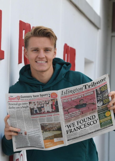 islingtontribune.co.uk/article/this-i…
I may be a Spurs fan, but having Odegaard confirm he is staying put at Arsenal in his favourite local paper (<a href="/IslingtonTrib/">Islington Tribune</a>) feels like what Islington should be about - local team, local news