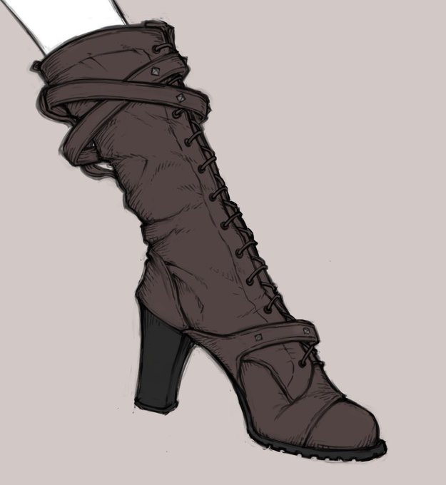 これね、クソデカシスターさんのブーツ 