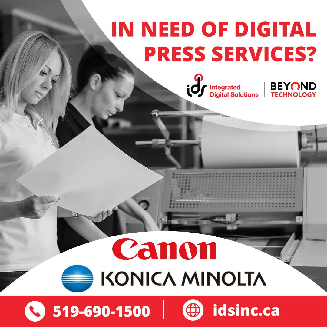 idsontario's tweet photo. With over 100 placements in Southwestern Ontario, IDS | Beyond Technology leads in Servicing the Digital Press Market.

For more on how IDS | Beyond Technology can take care of you! Visit https://t.co/bMRUkkxtVI or call 519-690-1500 https://t.co/wXml9e6fcU