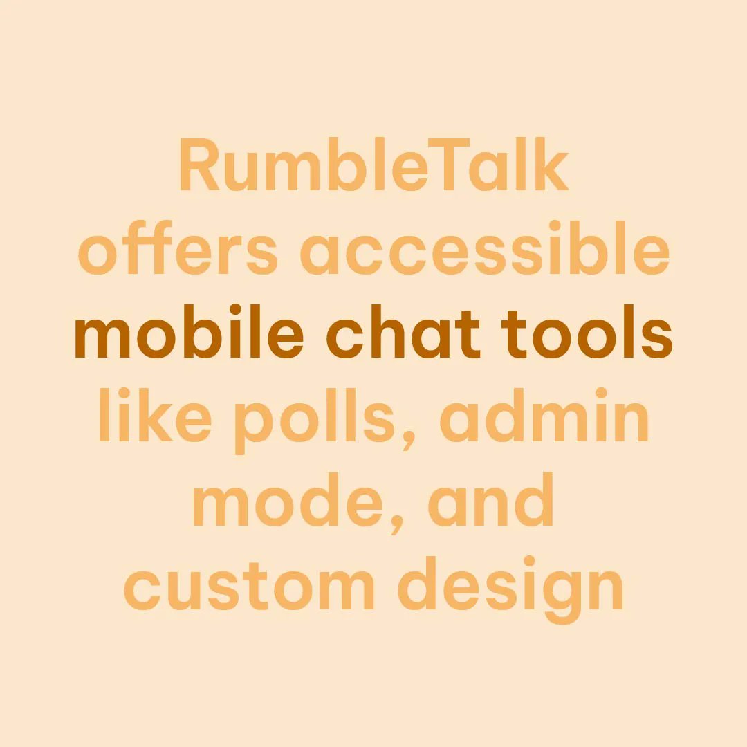 RumbleTalk's tweet image. The admin panel offers a wide range of features such as polls and customization to enhance your chat experience. Learn about the powerful tools available in the chat room by visiting rumbletalk.com/features/

#chatfeatures #groupchat #SaaS #wpplugin