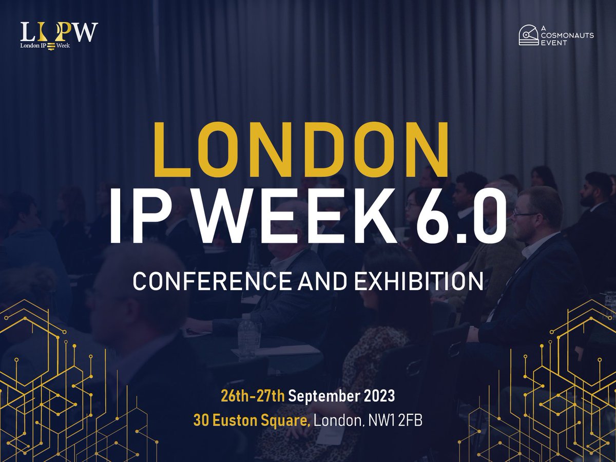 🙌 The wait is almost over- LIPW 6.0 begins tomorrow! We can't wait to connect with 200+ IP experts and discuss the latest IP Tech and Management innovations. See you there! 👩‍💻