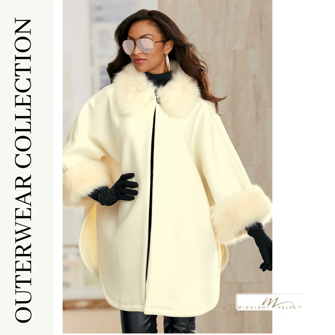 ShopMV's tweet image. Embrace the upcoming winter season in style with our luxurious fur women's cape. Shop the collection buff.ly/2q9bMid