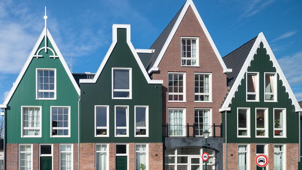 Preserving the charm of Zaandam's city center, the Hof van Monet apartments blend tradition and sustainability seamlessly with <a href="/Rockpanel/">Rockpanel</a> facade panels. 
buff.ly/452uo16