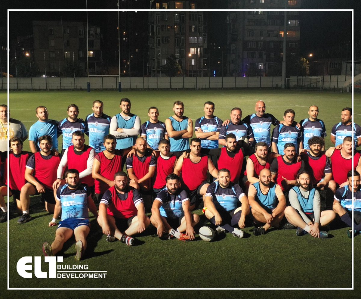 EltBuildingdv's tweet photo. 🏈 On September 23, members of the Elt Building team participated in a training session with the "Pirates" #rugby club.

Our company proudly serves as the primary sponsor for this rugby club, and we express our gratitude to the club members for the enjoyable training session. https://t.co/aXU56me95p
