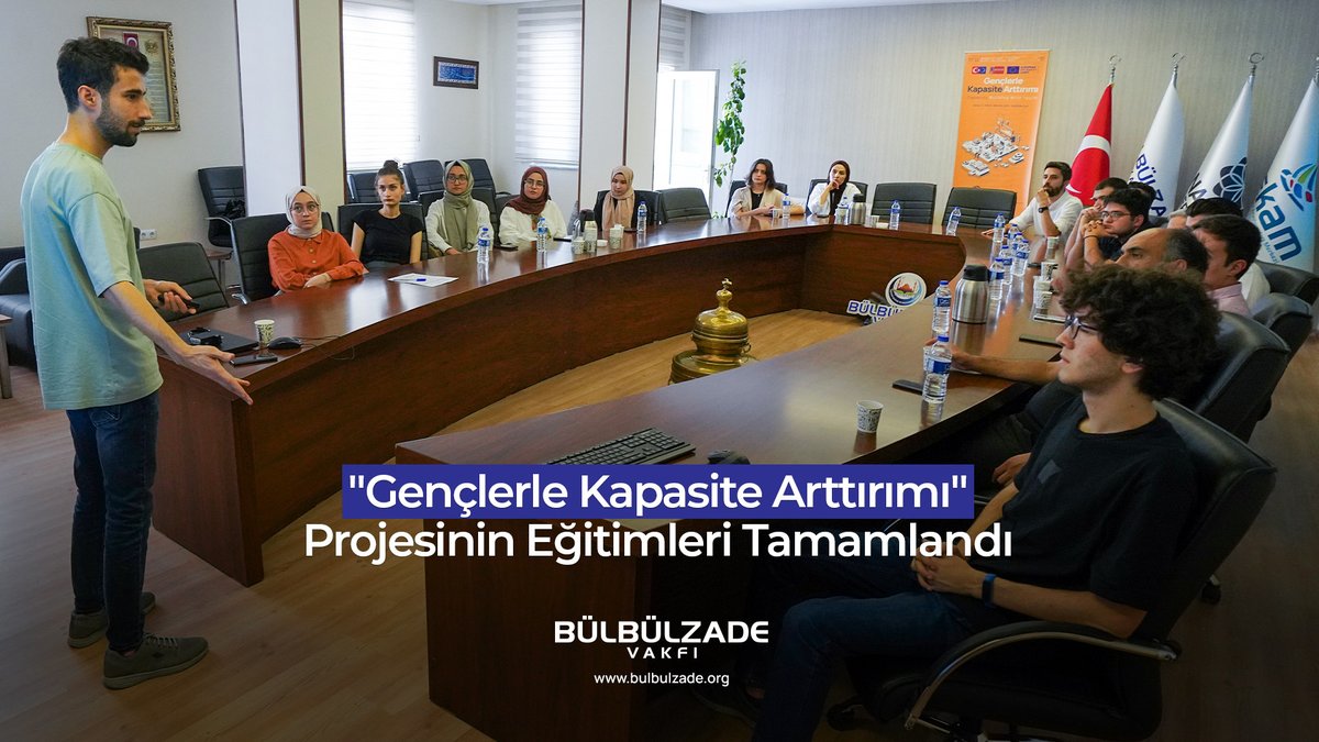 bulbulzade's tweet photo. BEKAM tarafından yürütülen ve Türkiye Ulusal Ajansı tarafından desteklenen "Gençlerle Kapasite Arttırımı" ESC30 projesinin eğitimleri, "Proje Yazımı, Planlaması ve Yönetimi" oturumuyla tamamlandı.

@BekamOrgTr 

https://t.co/jrC6vmZpdX https://t.co/EFu6XjCtw0