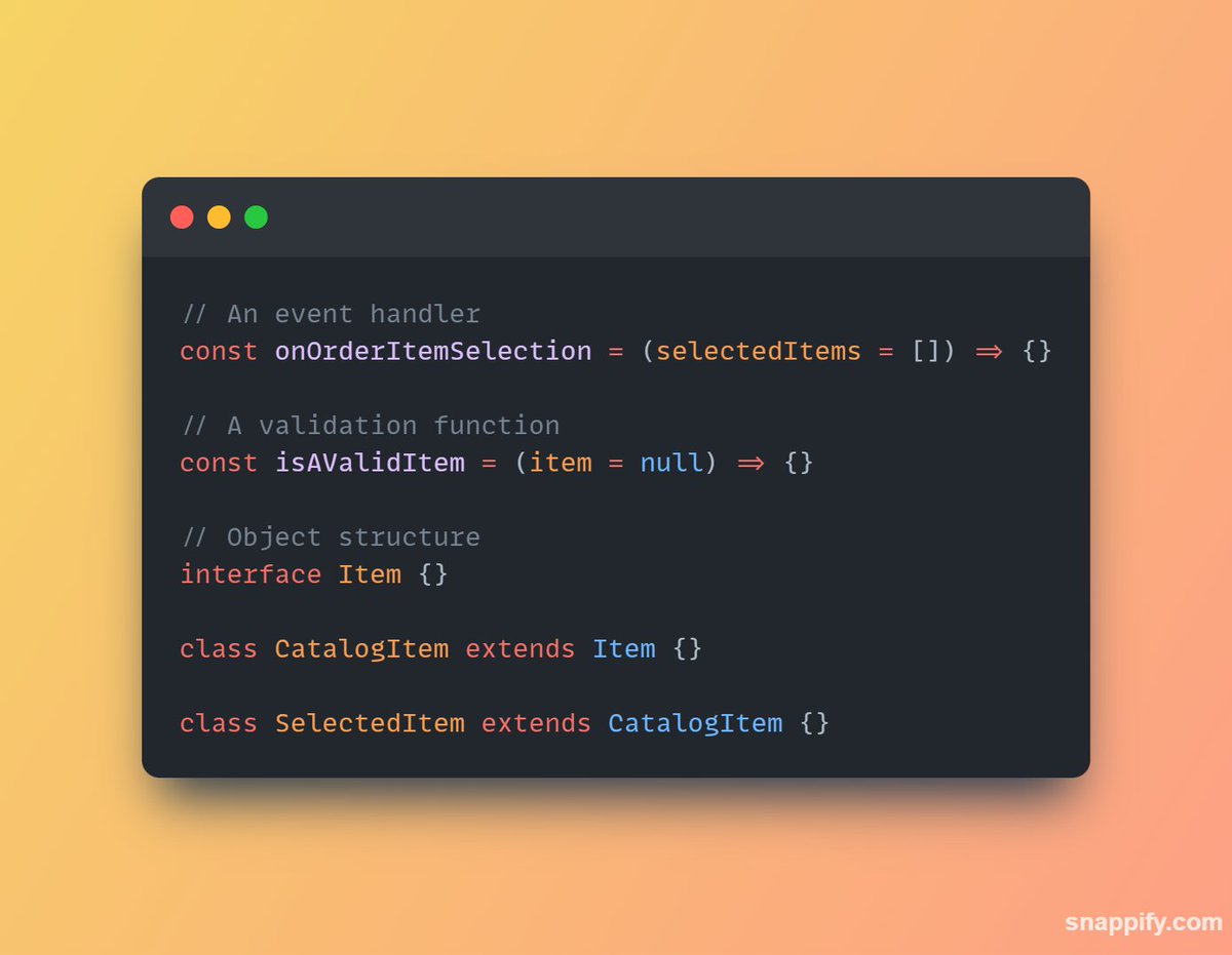 sriharsha_cr's tweet image. Naming Classes and Functions
(2/3)
.
.
.
.
#KnowHow #KnowWhat #Coding #codingcommunity #CodingJourney #Thread #node #javascript #java #programminghelp