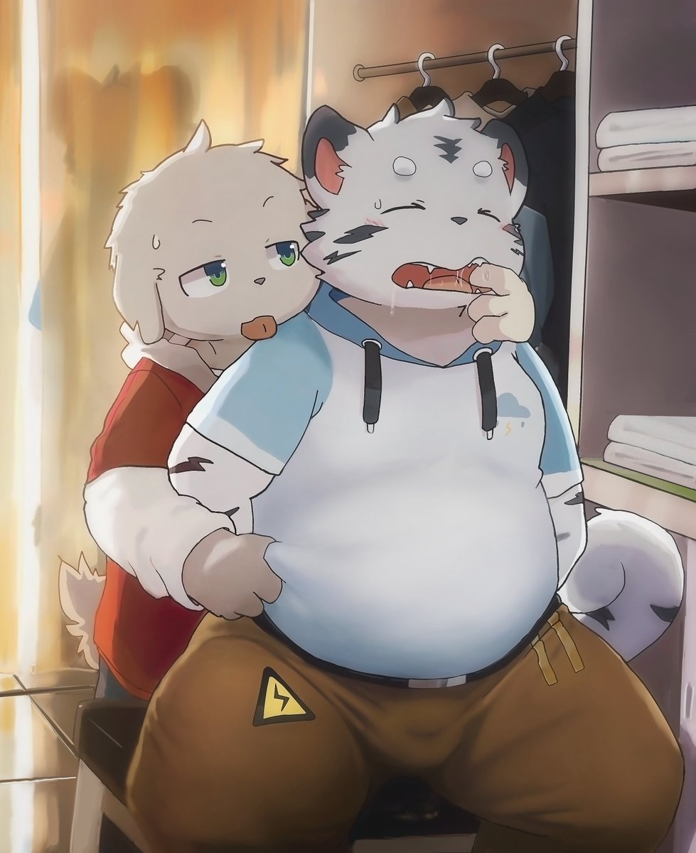 ahphs's tweet image. 更衣室小白虎后辈的肉肉研究 !   @雷打不动
pixiv.net/artworks/11203…