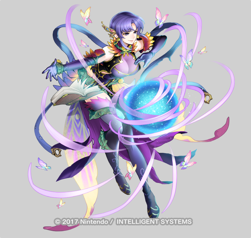 「ファイアーエムブレム ヒーローズにて本日実装の神装英雄「蒼鴉 ウルスラ」を担当さ」|とよた瑣織のイラスト