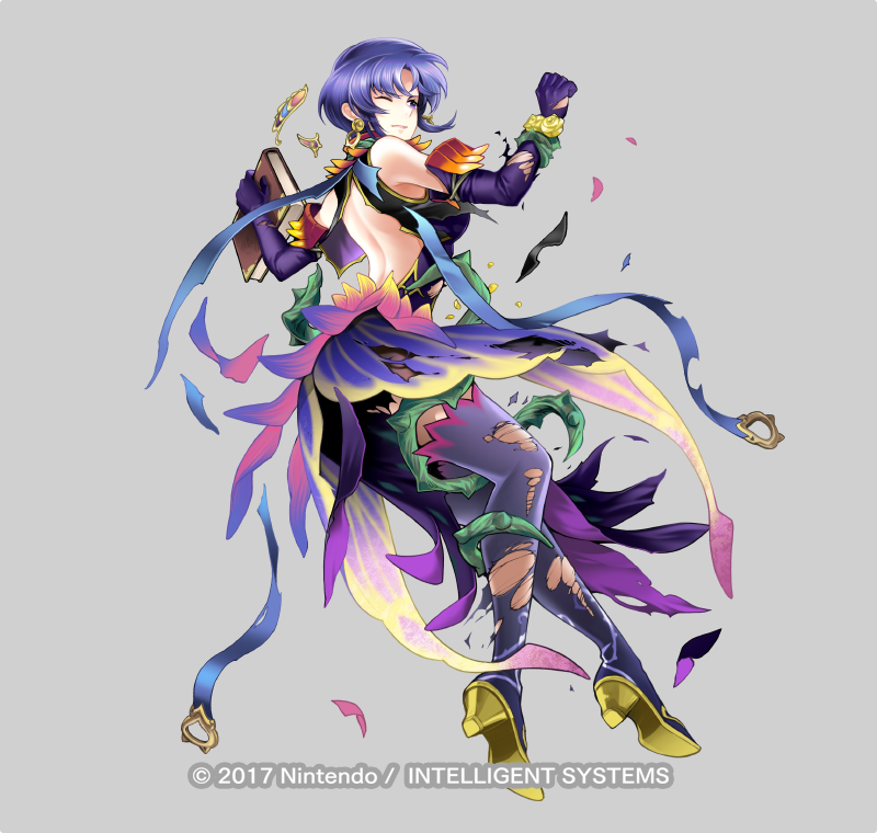 「ファイアーエムブレム ヒーローズにて本日実装の神装英雄「蒼鴉 ウルスラ」を担当さ」|とよた瑣織のイラスト