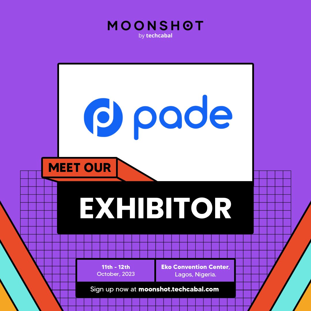 TechCabal (@techcabal) on Twitter photo Introducing our latest sponsors and exhibitors ๐ฅณ
We are excited to announce @deepbux and @padehcm @shekelMobility <a href="/nofilterpr/">No Filter PR</a> have partnered with Moonshot.
Get to know them Introducing our latest sponsors and exhibitors ๐ฅณ
We are excited to announce @deepbux and @padehcm @shekelMobility <a href="/nofilterpr/">No Filter PR</a> have partnered with Moonshot.
Get to know them