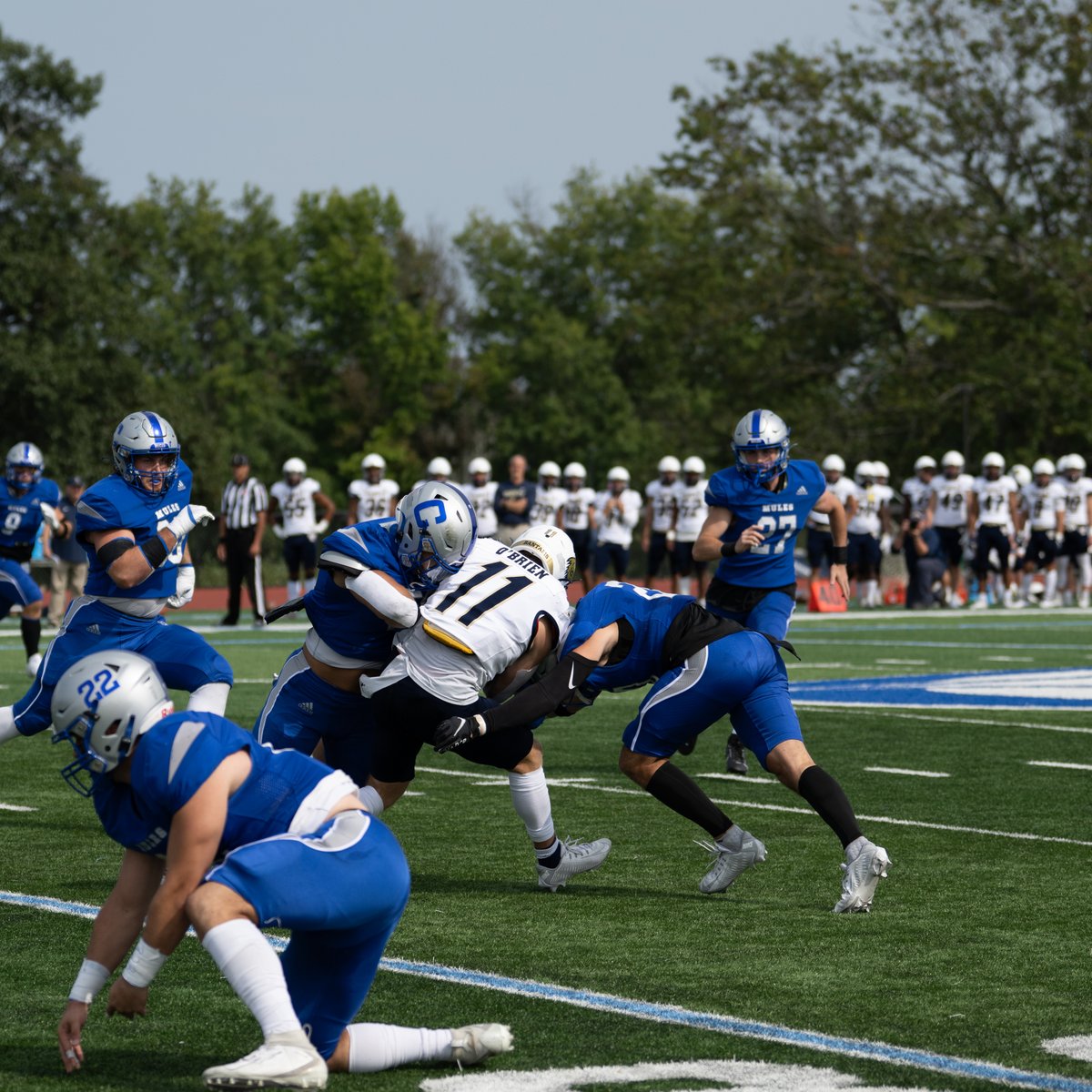 Colby_Football's tweet photo. Onto Bates https://t.co/vfEndqi6WI