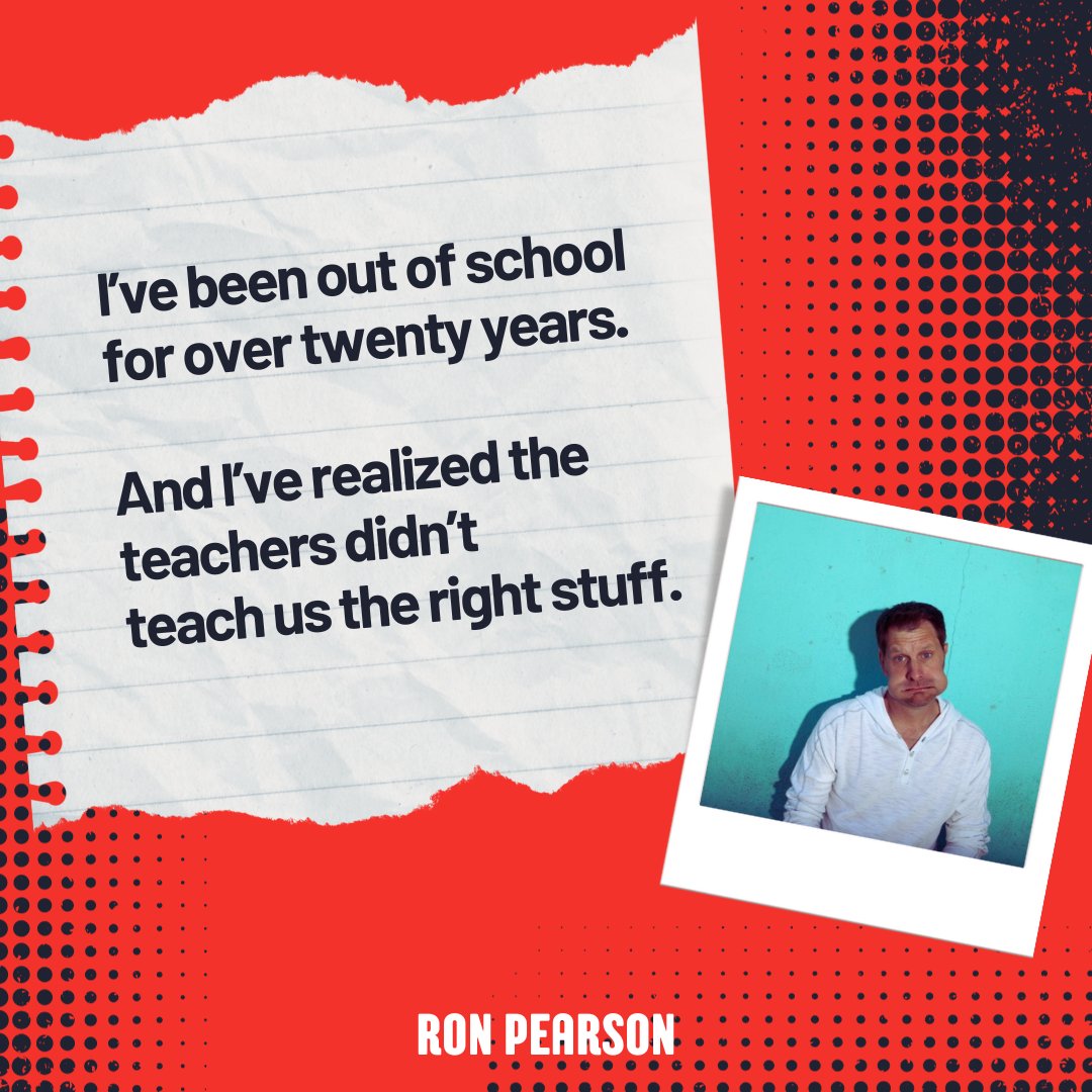 I've never once performed a quadratic equation outside of school. NOT ONCE! 

#ronpearson #standupcomedy #school #highschool #relatable