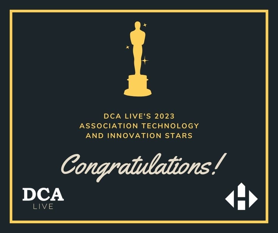 HartmanAdvisors's tweet photo. We are thrilled to announce that Hartman Executive Advisors is co-hosting DCA Live's 2023 Association Technology and Innovation Stars. 🌟
Don't miss this incredible opportunity to learn from the best in the industry. See you there!
#AssociationTech #InnovationStars #DCEvents https://t.co/ksbiJyPaOS