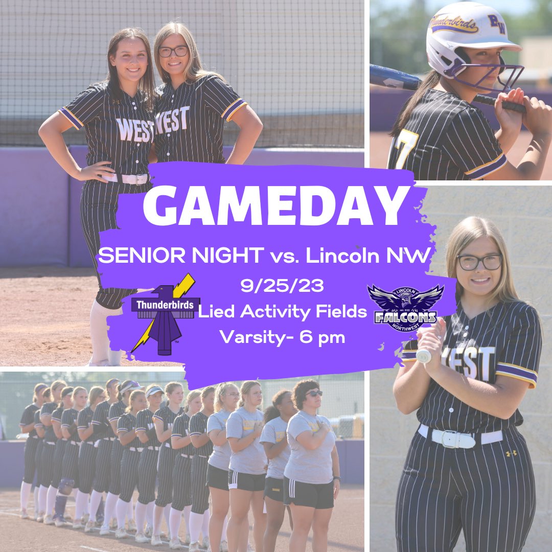 SENIOR NIGHT!!! Come help us honor our seniors tonight!!! Two of the hardest working kids, and great people!!! 

Senior Ceremony- 5:45 pm
Game- 6 pm
📍Lied Activity Fields
💻GameChanger