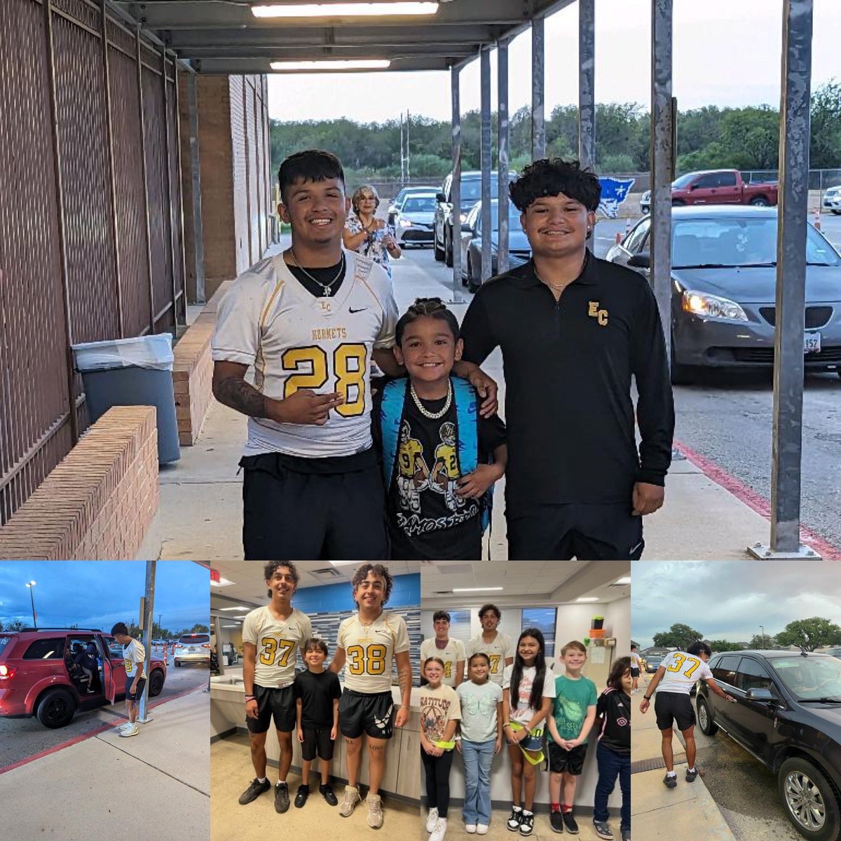 EC Hornet Football (@_ecfootball) on Twitter photo ๐๐ Today, our Hornet Varsity Football Players are scoring touchdowns off the field by opening car doors for elementary school students. Giving back to our community, one touchdown at a time! ๐๐ #CommunityFirst <a href="/ECISDtweets/">East Central ISD</a> <a href="/booster_ec/">EC ATHLETIC BOOSTER CLUB</a> <a href="/_ECAthletics/">ECHS Hornet Athletics</a> <a href="/ArriolaSuzette/">Suzette Arriola</a> <a href="/joehubb74/">Coach Hubb</a> ๐๐ Today, our Hornet Varsity Football Players are scoring touchdowns off the field by opening car doors for elementary school students. Giving back to our community, one touchdown at a time! ๐๐ #CommunityFirst <a href="/ECISDtweets/">East Central ISD</a> <a href="/booster_ec/">EC ATHLETIC BOOSTER CLUB</a> <a href="/_ECAthletics/">ECHS Hornet Athletics</a> <a href="/ArriolaSuzette/">Suzette Arriola</a> <a href="/joehubb74/">Coach Hubb</a>