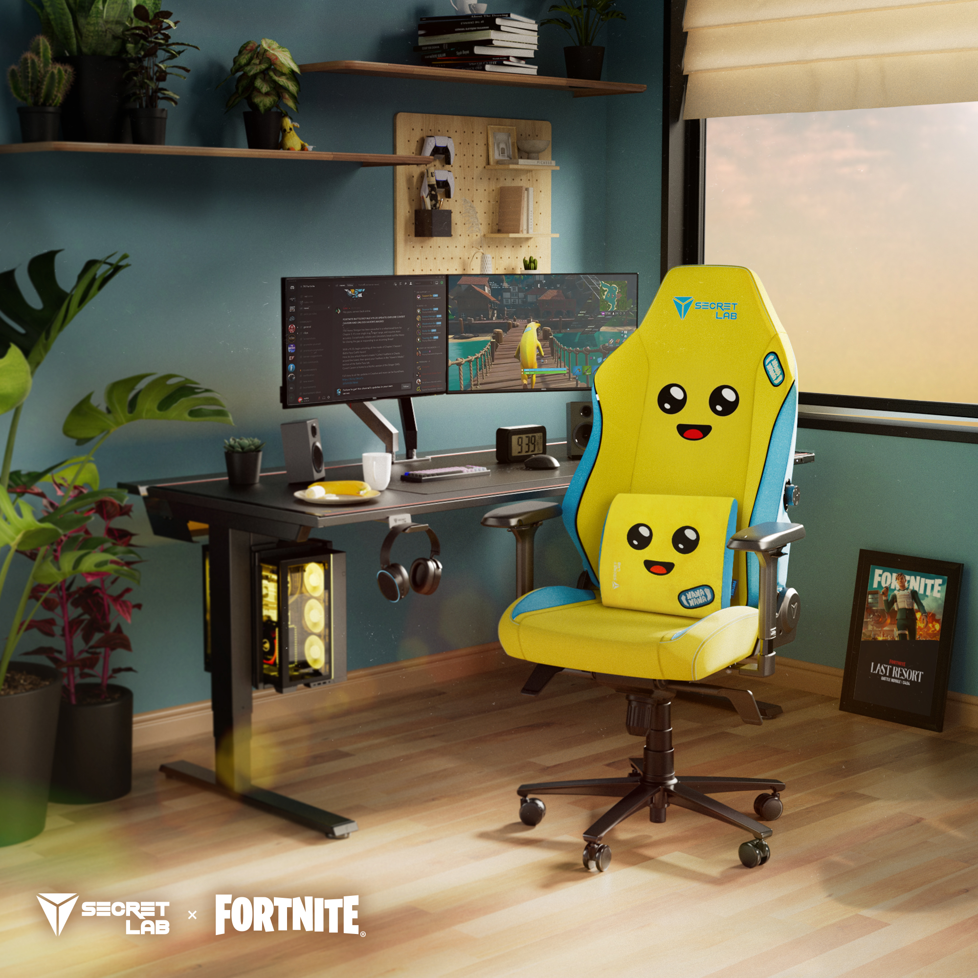 Fortnite gaming online chair raven