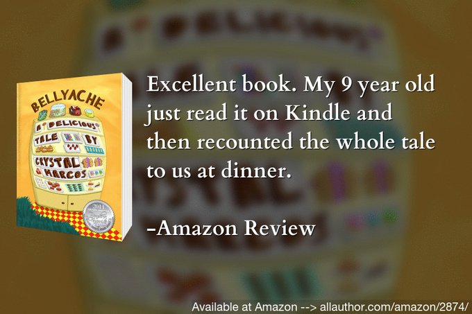 '5⭐️- Sweet & enjoyable, this book (by @CrystalMarcos) will fire up the imagination of young readers with a sweet tooth for reading.' amazon.com/dp/0984389903 #childrensbooks #kidsbooks #children #magic #action #adventure #fantasy #IARTG #audiobooks #books #ebooks #Kindle