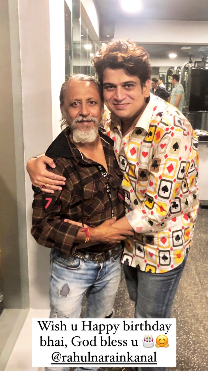 bbhupi's tweet photo. Wish u HBD @Iamrahulkanal https://t.co/NnxMIsHNw9