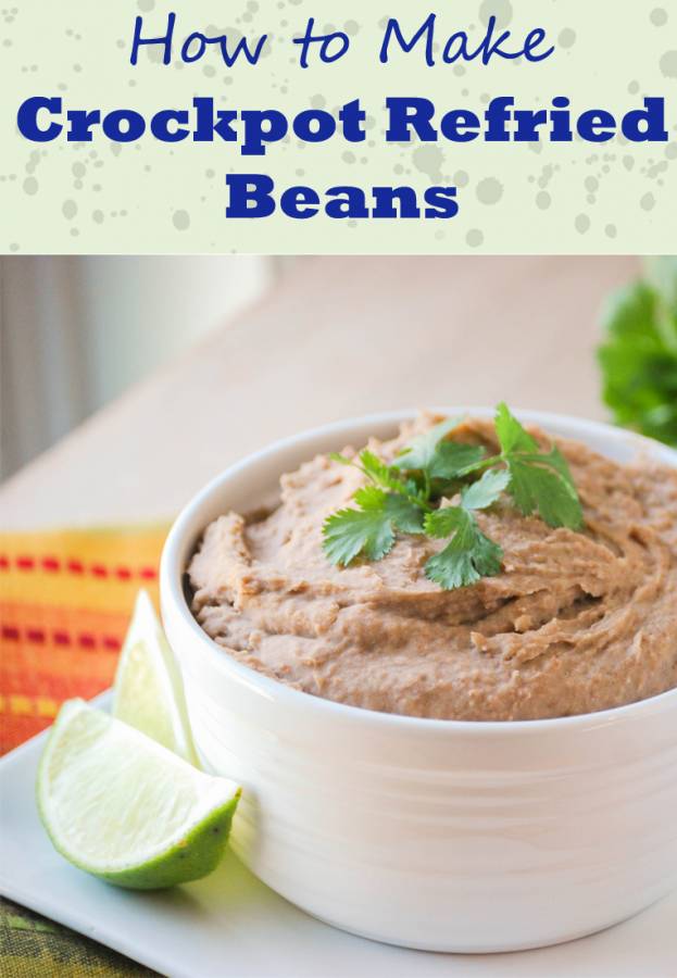 Crock Pot Refried Bean Recipe is.gd/LlSzIW