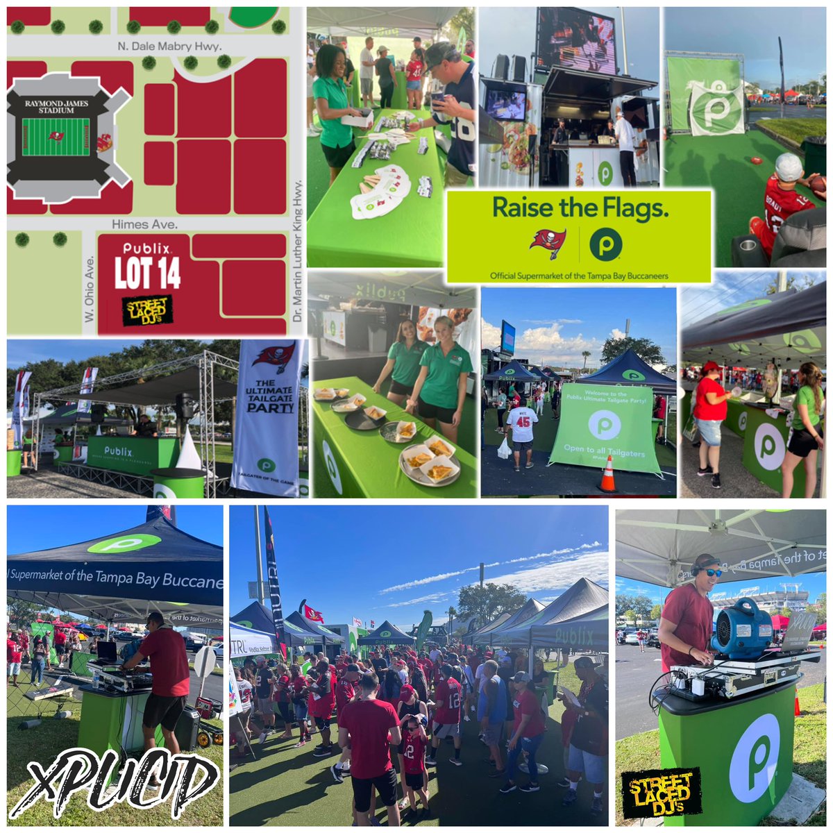 Rise &amp; Grind, #BucsNation🏴‍☠️! It’s GameDay! Meet us at <a href="/RJStadium/">RaymondJames Stadium</a> TONIGHT as we’re ready to bake! <a href="/DJJIMIO/">DJ JIMI O</a> &amp; <a href="/djshizm/">DJ Shizm</a> on #BucsBeach, <a href="/DJMattDodge/">DJ Matt Dodge</a> at the Tampa Bay Leatherheads Tailgate in Al Lopez Park, @djxplicid at <a href="/Publix/">Publix</a> Ultimate Tailgate in Lot 14, <a href="/DJEkin/">DJ Ekin</a> In-Game DJ &amp; Host!
