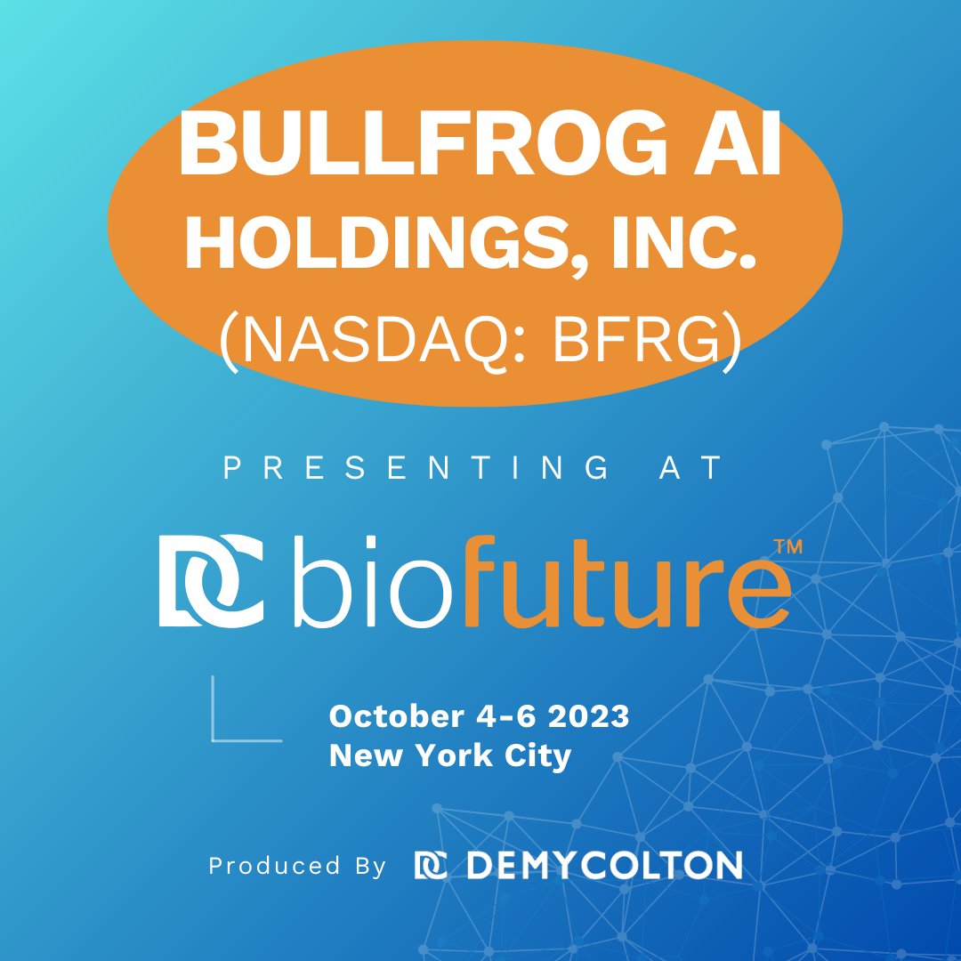 JWalker_312's tweet photo. Innovators in #biotech come together #demycolton #healthcare #BioFuture2023 See the presentation live. $BFRG 
https://t.co/sEpHcHfn4I https://t.co/w5tp79rUMi
