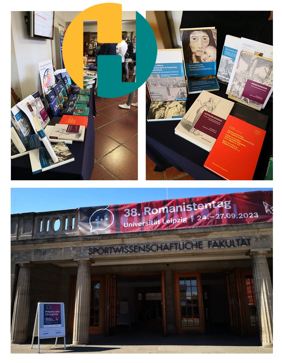 harrassowitz_v's tweet photo. Die @UniLeipzig lässt uns nicht los: Bis zum 27.09.23 finden Sie zahlreiche unserer Titel rund um das Thema #Romanistik am Stand des @winterverlag|es auf dem 38. #Romanistentag ! https://t.co/Lp9cxTktKm