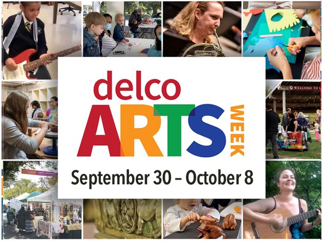 VisitDelcoPA's tweet photo. Save the date for #DelcoArtsWeek, and get ready to experience a true celebration of the arts in #DelawareCountyPA! ๐จ๐ต๐ธ
Learn more โก๏ธ https://t.co/dtiC85cALm.
#visitdelcopa #delawarecountypa https://t.co/PMdX2QRhQa