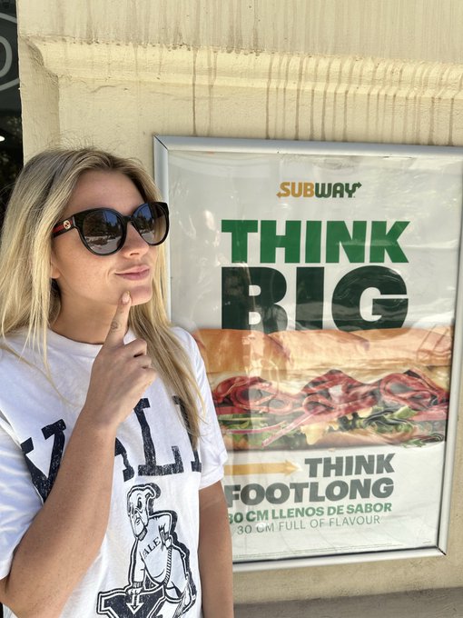 I always think big 😂 @SUBWAY https://t.co/dYqUK6iygD<a class="tags" target="_blank" title="On Twitter" href="/?out=eyJ0eXAiOiJKV1QiLCJhbGciOiJIUzUxMiJ9.eyJpYXQiOjE3MjA3NDk3MzYsImlzcyI6InR3cG9ybnN0YXJzLmNvbSIsIm5iZiI6MTcyMDc0OTczNiwiZXhwIjoxNzUyMjg1NzM2LCJyZWRpcmVjdF91cmwiOiJodHRwczovL3R3aXR0ZXIuY29tL1NVQldBWSJ9.hbBNVgXo_AvAsaA8OnkMKlgcz-RrVQbbmLSaOjJSwuVWFeYYXXgM6UErq2hvfLPncW5CWGXddXrEUkmCUquDXw">@SUBWAY</a><a href="/tag/amsterdam"class="tags"><span>#amsterdam</span></a>