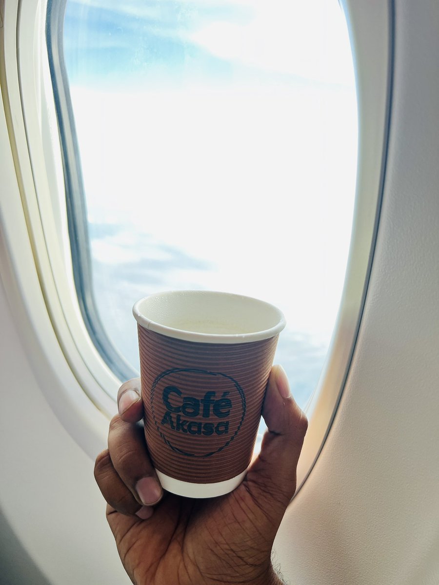 Follow your heart, but take coffee with you. Thank you @AkasaAir for the coffee at 30,000 fts. #cafeakasa #akasaair