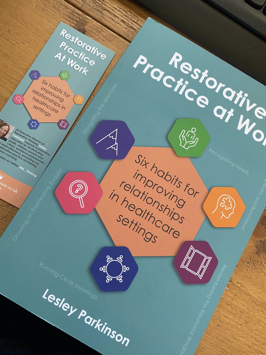 My favourite kind of delivery 📚I am very excited to get my head into this by  <a href="/Re__Thinking/">Lesley Parkinson 💙</a> and I love the fact you get a book mark too! #pna #restorativesupervision