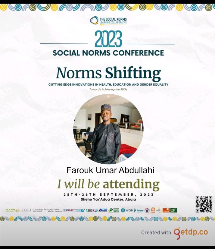 Join me at the #2023SocialNormsConference to learn how we can shift social norms affecting the health and well-being of adolescents, including married adolescents. Together, let's shape a better future for all. #NormsShifting <a href="/a360nigeria/">Adolescents360-NG</a>