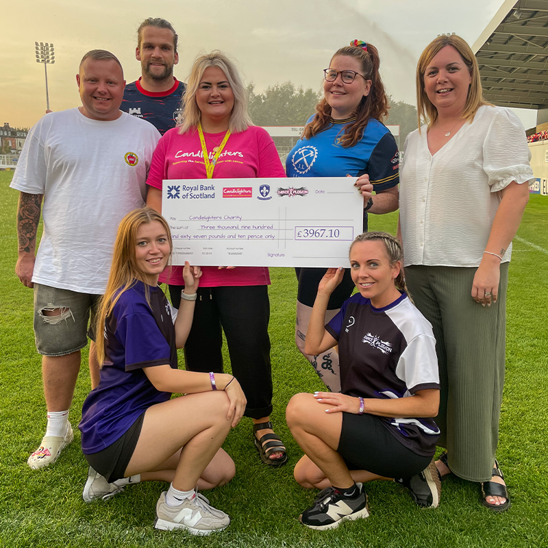 WTComFoundation's tweet photo. 💰 | Following our Dance-A-Thon in July, @WFTrinityX, @DanceXplosion2 &amp; the Foundation was delighted to hand over a cheque of £3,967.10 to @CandlelightersT 💙

Read 📝