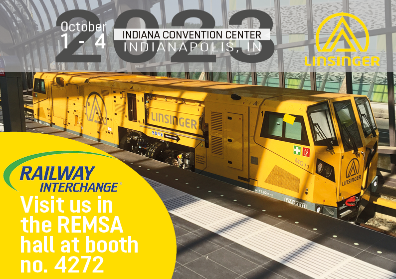Linsinger_at's tweet photo. Only a few days left until the #Railwayinterchange. Visit us at booth 4272 and find out more about the innovative LINSINGER rail milling technology.
#linsinger #railmilling #railtechnology #mg11 #trusttheinventor #mg11hydrogen #railmillingtrain https://t.co/SolJOWq6LA