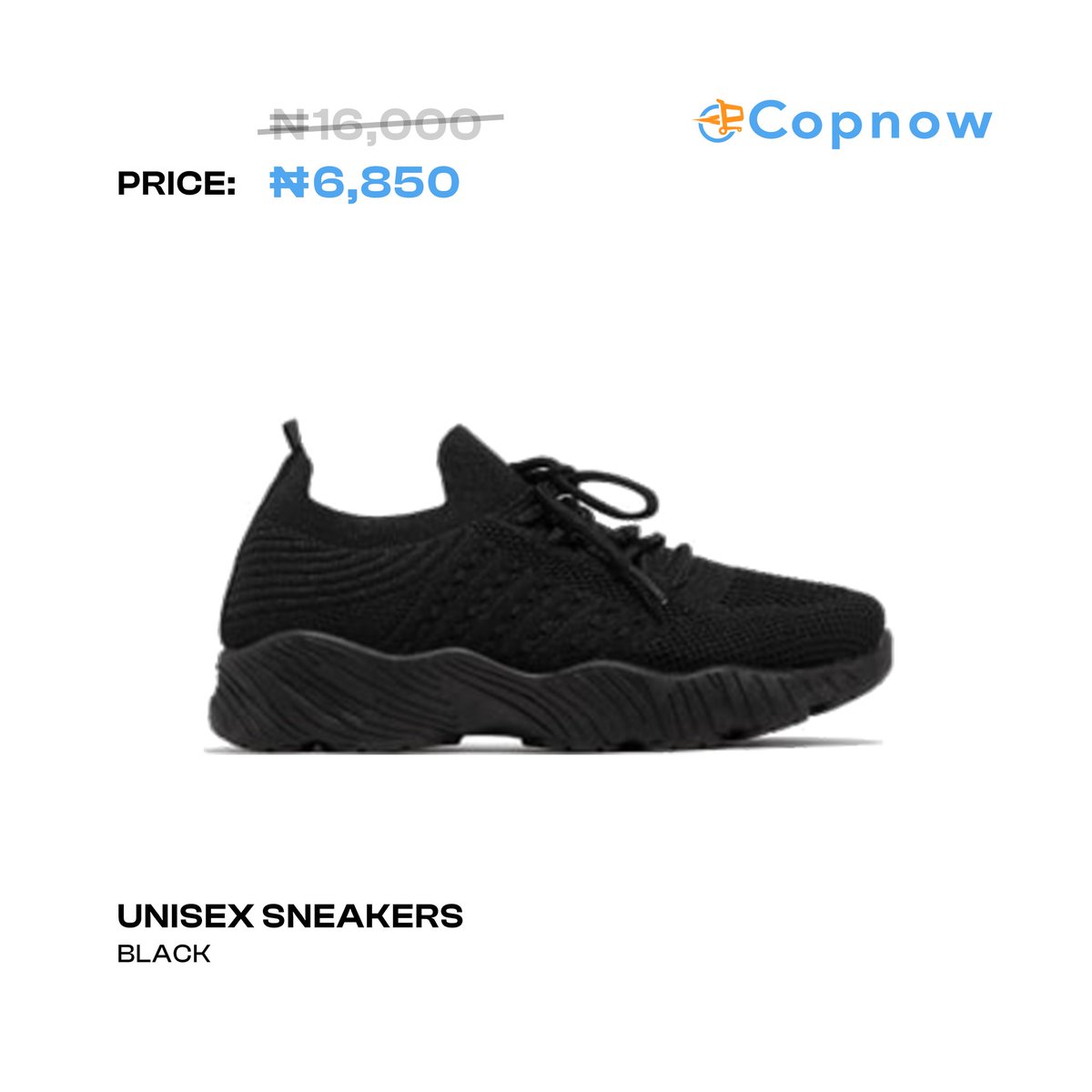 CopnowHQ's tweet photo. Today is a good day to cop these unisex sneakers at a very discounted rate.

We have made sales easier and closer to you with our Copnow Footwear Fest 2023.

With us luxury, quality, and affordability are sure. https://t.co/FLstAikXJ5