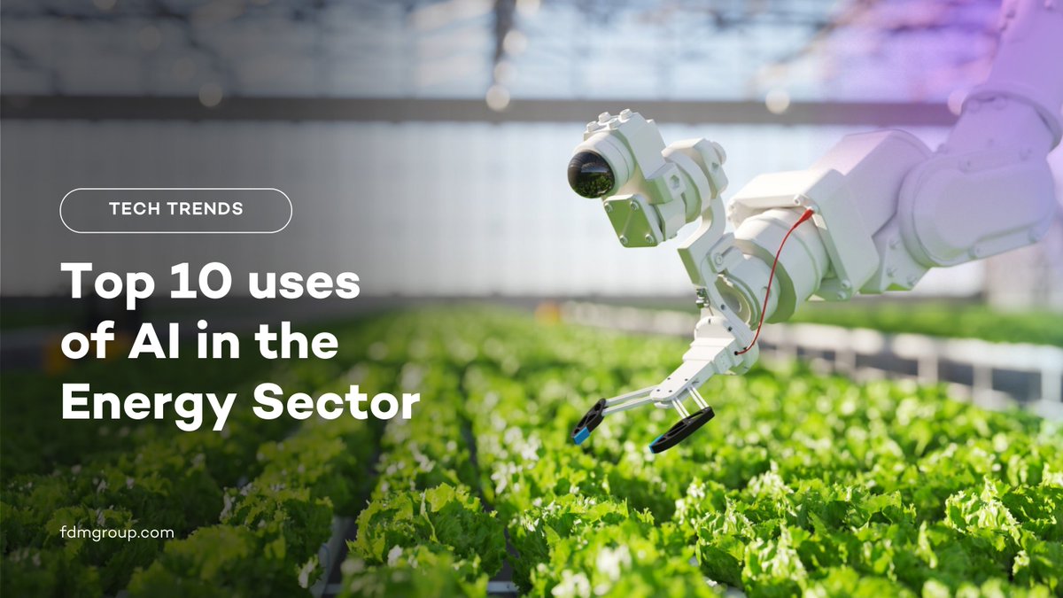 FDMGroup's tweet image. From smart grid management to renewable energy forecasting, #ArtificialIntelligence is revolutionising the way the energy industry operates. Explore its top 10 applications: bit.ly/3rlFZL7

#FDMcareers #FDMblogs #AI