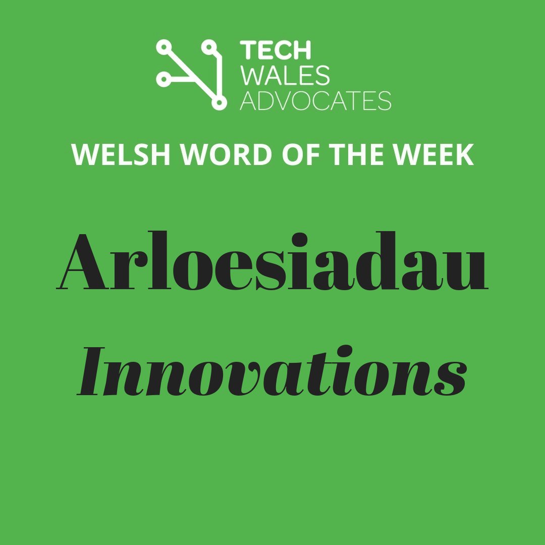 AdvocatesTech's tweet photo. Another #WelshWord for September
Innovation is the backbone of our industry https://t.co/NhRWXAVtVi