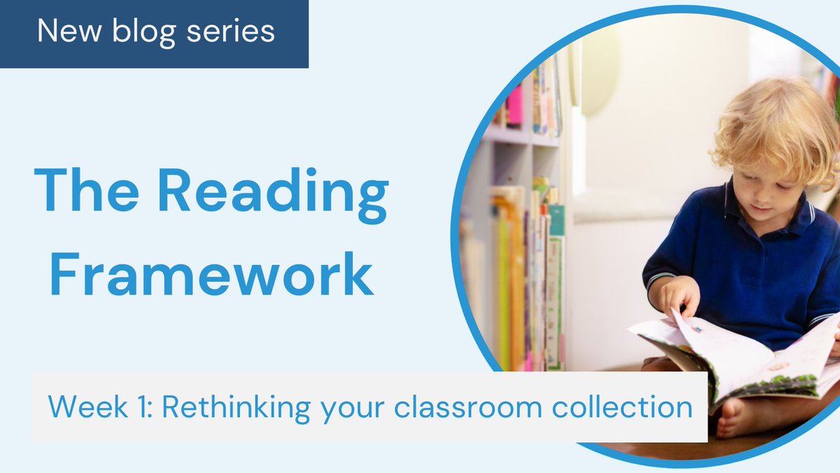Petersbooks's tweet photo. Introducing our NEW blog series! As part of our response to the #ReadingFramework, we'll be sharing tips on how to implement the guidance at your school. 

Each week, we'll focus on a key area. This week, it's classroom books. 

📚 Read: https://t.co/JYiPwGdgcB

#EduX #EduTwitter https://t.co/gcONkTIC0R