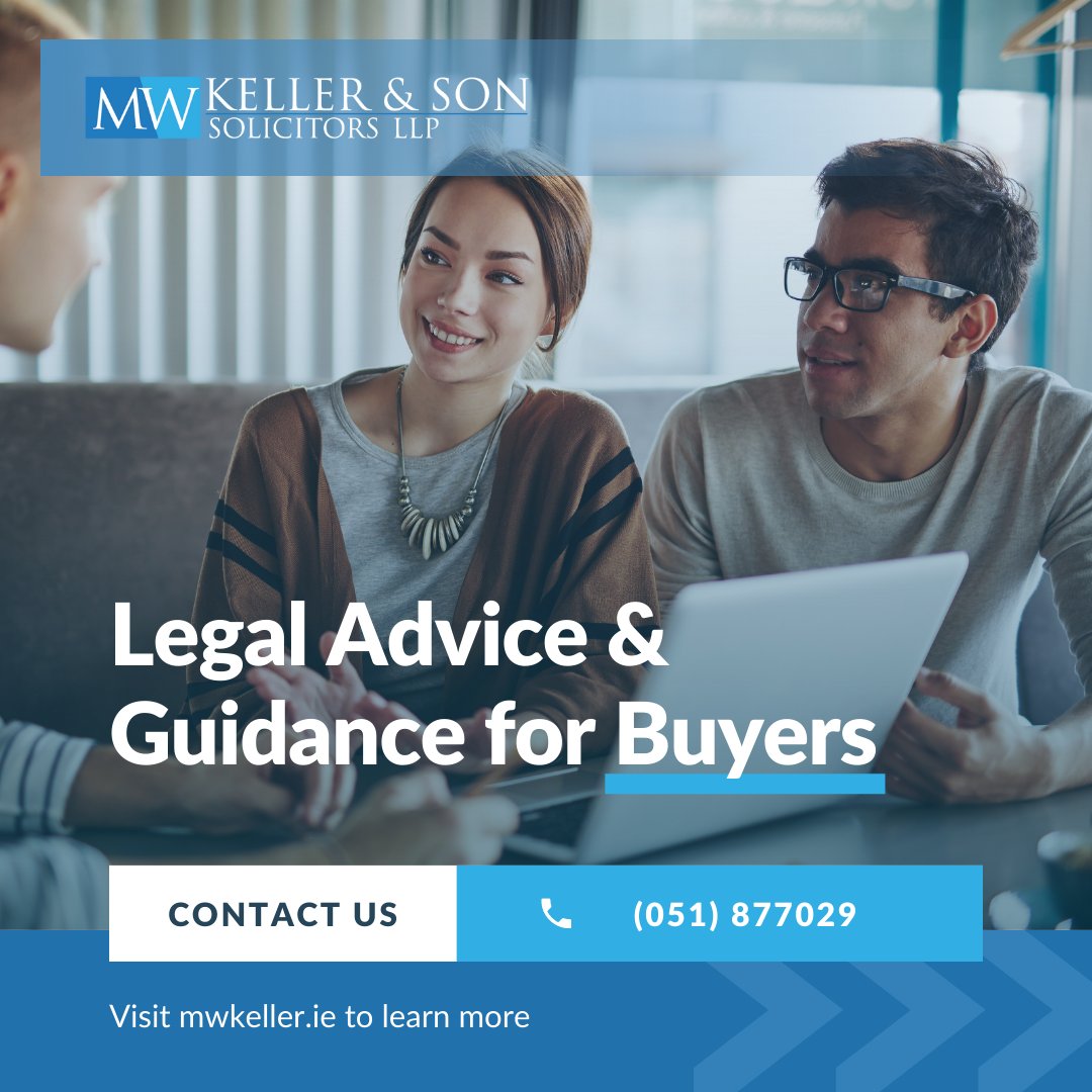 MWKellerAndSon's tweet photo. Whether you're a first-time buyer or looking to purchase additional property, it is imperative that a purchaser receives legal advice. MW Keller & Son Solicitors LLP has extensive knowledge in relation to the legal dimension of property transactions. #Waterford #PropertyIreland https://t.co/jNFXT21hd6