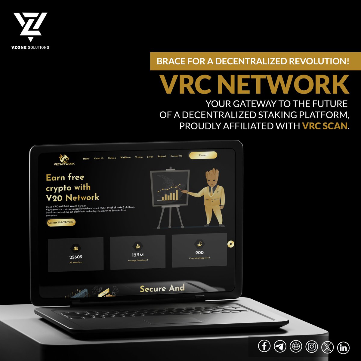 Blocklabtech's tweet photo. Brace for a decentralized revolution!
๐ VRC Network: Your gateway to the future of a decentralized staking platform, proudly affiliated with VRC Coin. Join us in shaping the future of finance! ๐
.
.
.
#Giveaway #event #VRC #VirtualCoin #coin #vrccoin #vz #vzone #virtualzone #vzonesolutions #trade #competition #crypto
