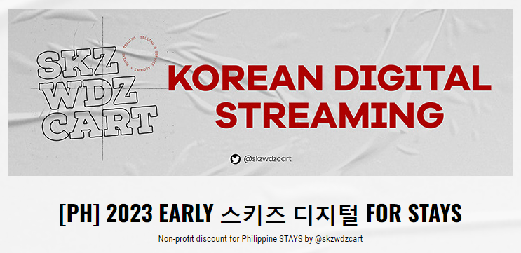 skzwdzcart's tweet photo. GENIE 🧞‍♂️ MELON🍈 BUGS 🐞 FLO 🌊
2023 SKZ COMEBACK - KOREAN DIGITAL
EARLY DISCOUNT FOR STAYS

LINK⬇️
INTL: https://t.co/gzXQJ9XjMS
PH: https://t.co/V6aSxe75MH
For collaboration and bulk orders, pls DM me.
‼️ Deadline on 1 week after the CB date announcement

#StrayKidsComeback https://t.co/sOW4GdzoCS