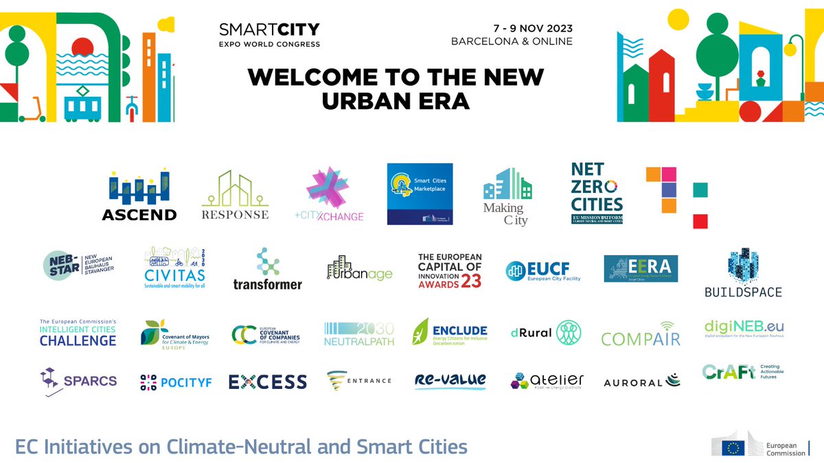 +CityxChange (@pluscities) on Twitter photo Our Final Conference is around the corner, but that's not the last you'll hear from us!
7-9 Nov, find <a href="/plusCities/">+CityxChange</a> at the <a href="/SmartCityexpo/">Smart City Expo World Congress</a> in Barcelona, together with 30 other EC Initiatives on #ClimateNeutral & #SmartCities. ⚡
➡ Learn more lnkd.in/d2SemW44 Our Final Conference is around the corner, but that's not the last you'll hear from us!
7-9 Nov, find <a href="/plusCities/">+CityxChange</a> at the <a href="/SmartCityexpo/">Smart City Expo World Congress</a> in Barcelona, together with 30 other EC Initiatives on #ClimateNeutral & #SmartCities. ⚡
➡ Learn more lnkd.in/d2SemW44