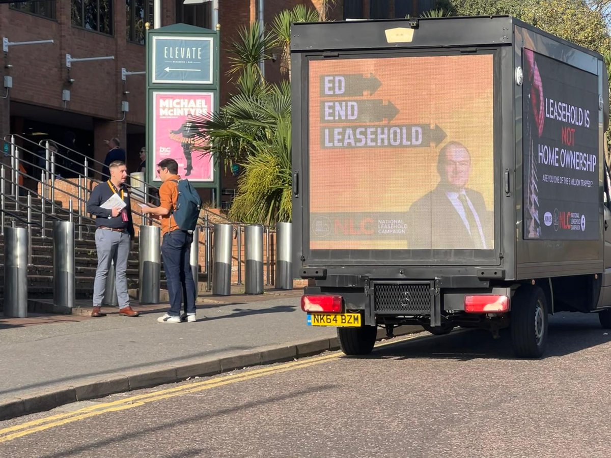 Great to help @NLC_2019 send a clear message @LibDemConf  over the weekend, it's clear, it's impactful #abolishleasehold #ooh #impact