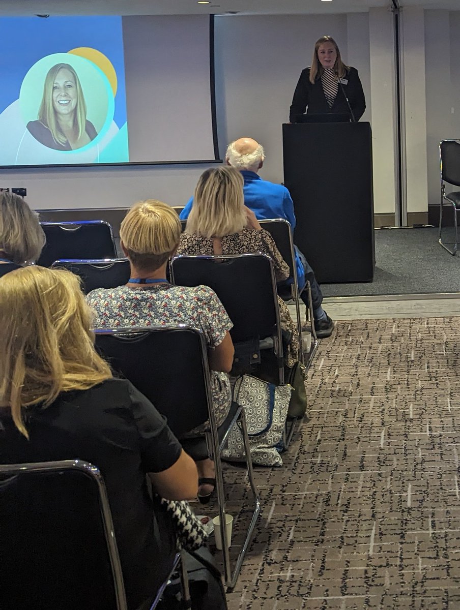 NGAMedia's tweet photo. Emma Balchin, our fantastic Co-Chief executive, opens today's conference with words of wisdom for our MAT members, followed by the ever-popular @MarkBlois national head of education of conference sponsor @BrowneJEdu. #NGAconf https://t.co/foBmquB5JZ