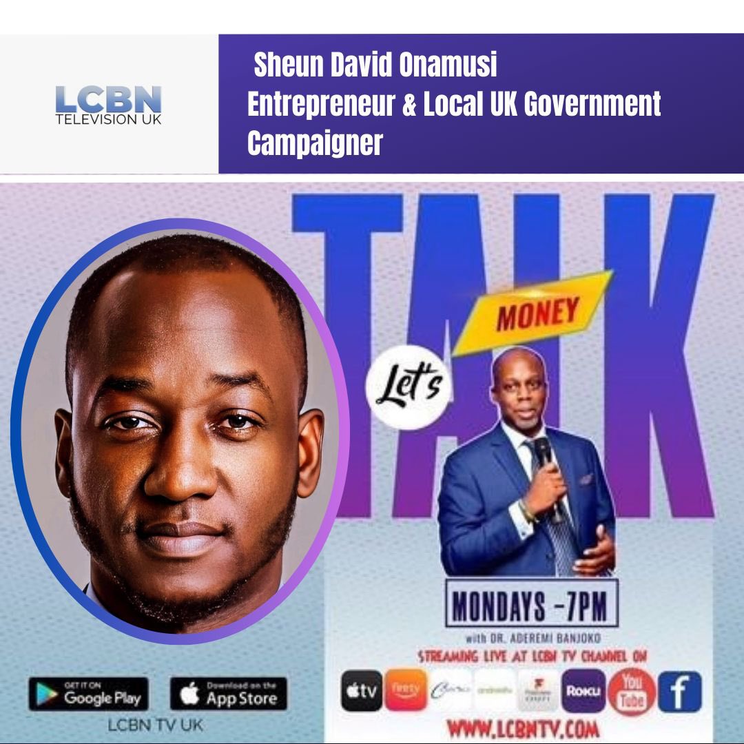 NextGenFlx's tweet photo. Join me today &amp; every Mon on the "Let's Talk #Money" Sessions @ 7pm UK 🇬🇧 time on @LcbnTv, https://t.co/EudBzD18vI, &amp; broadcasting in the UK on Freeview channel 271.
Today’s guest is Sheun Onamusi, founder of StillDapper UK and Imole Digital Wellbeing Ltd. #financialliteracy https://t.co/z18G4sQGct