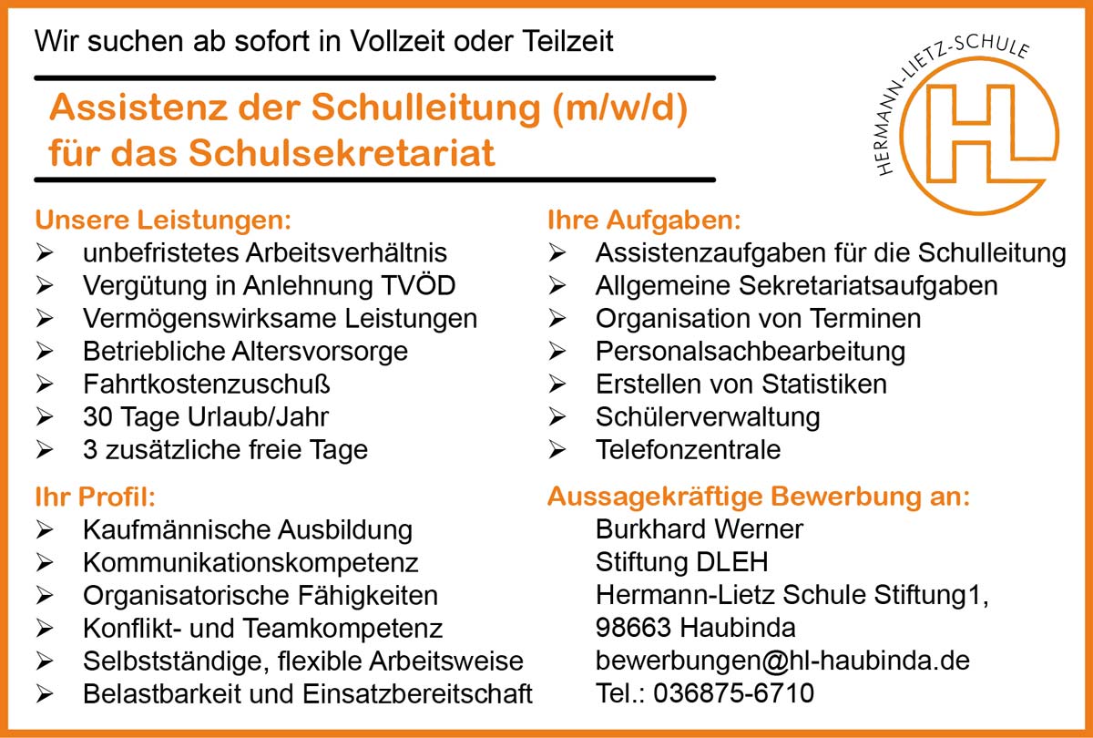 LietzInternate's tweet photo. Jobangebot in Thüringen: Lietz Internatsdorf Haubinda sucht ab sofort: #Assistenz der #Schulleitung (m/w/d) für das #Schulsekretariat inmitten des Werratals im Süden des Thüringer Waldes, LK Hildburghausen, Gemeinde Westhausen #Stellenangebot #Stellenanzeigen #twitterlehrerzimmer https://t.co/1zCydX0ydJ