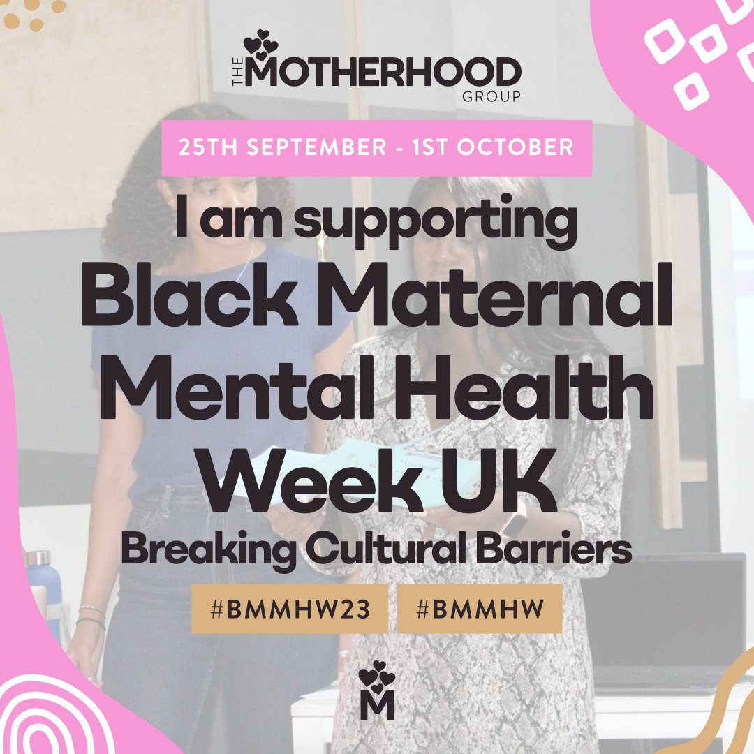 This week is Black Maternal Mental Health Week 2023, organised by our member organisation @motherhoodgroup.  Explore their website to learn more or to get support.  If you support black mums in Scotland please get in touch with us for a chat!
#BMMHW23 #BMMHW